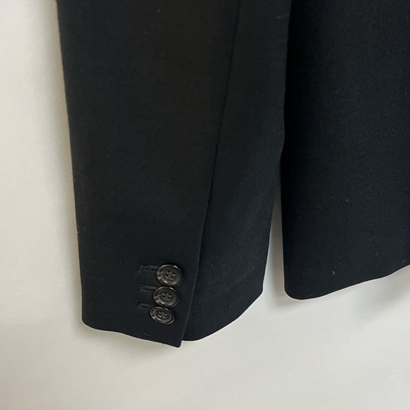 J. Crew Parke Tuxedo Blazer Jacket Black Single Button Classic Fit Size 12 $228 - Picture 10 of 11